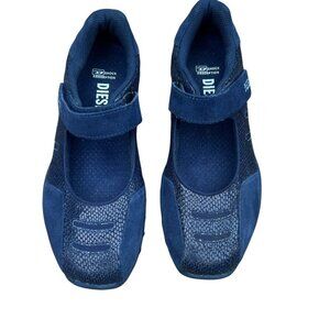 Diesel Vintage Y2K Navy Blue Tippe Comfort Walking Shoes Size 10